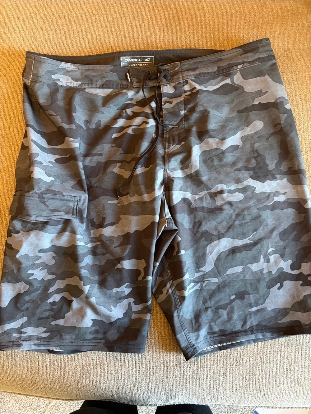 O'Neill Men's Gray Camouflage Board Shorts